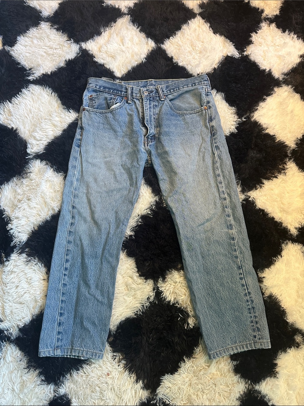 Levi Relaxed Fit Men's Light Blue Denim Jeans